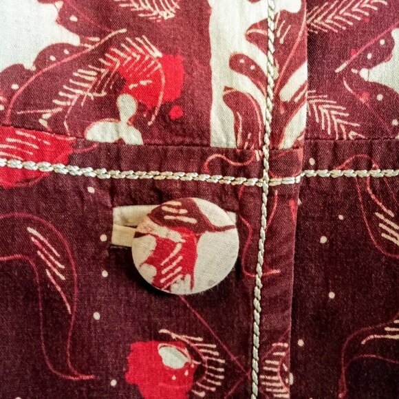 House of Pink Abstract Print Cotton Jacket - Picture 3 of 4